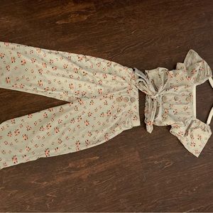 Two Piece Floral Set
